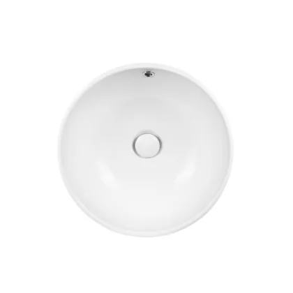 Раковина-чаша Qtap Amazon 430х430х160 White з донним клапаном QT02117043NW