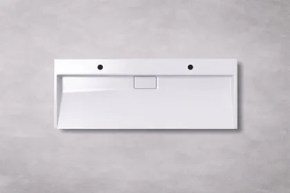 Умивальник (раковина) VBI ESTE 120 WHITE 2/O накладний