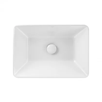 Раковина Qtap Crow 500x350x180 White з донним клапаном QT0511L582W