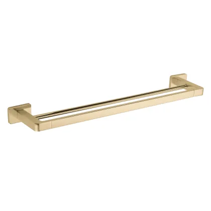 Вішалка для рушників VBI MARS BRUSHED GOLD подвійна