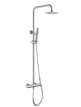 IMEX MONZA BRUSHED NICKEL Душова колона, матовий нікель