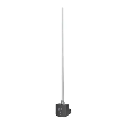 Тен для рушникосушки Pro Onlyheat Onyx Black 0,6 кВт 1/2" з трійник/ПРИХ МОНТ/земний тен (8/32) — Photo 1