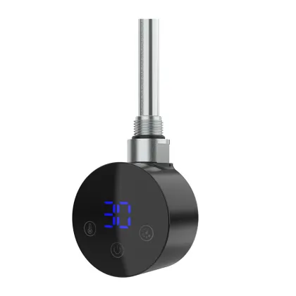 Тін для рушникосушки Onlyheat Agate Black 0,3 кВт 1/2" з трійником 31.5 см (1/24 шт)