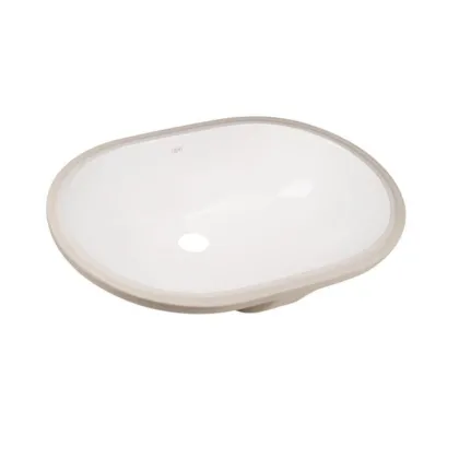 Комплект Qtap Stork: Раковина врізна овальна 560x395x195 мм White + Донний клапан PU02O — Photo 3