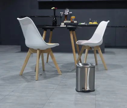 Відро для сміття з плавним закриттям прямокутне Mixxus Bevel-TC0112 SS Color 12л колір наржавійка (MI7087) — Photo 11