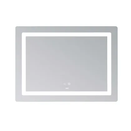 Дзеркало Lidz Kubis (KU2) 900х700 з LED-підсвічуванням Touch, з антизапотіванням, з димером, рег. яскравості LD78LF90448452 — Photo 3