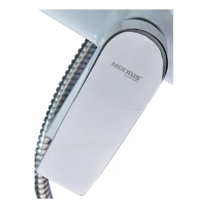 Змішувач для ванни Mixxus Magnum 009 (Euro) White-Chrome (MI6203) — Photo 2