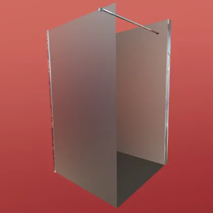 Душова перегородка Koer SR SP01-120x200-TR-01 Walk-In прозоре скло Easy Clean 8мм, хром (KR5394) — Photo 19