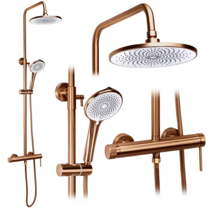 Душовий гарнітур REA FOSS CLIF BRUSHED COPPER