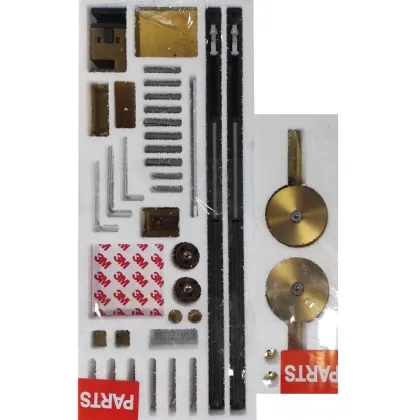 Двері в нішу Koer SR SD01-120x200-TR-12 прозоре скло Easy Clean 8мм, матове золото (KR5377) — Photo 35