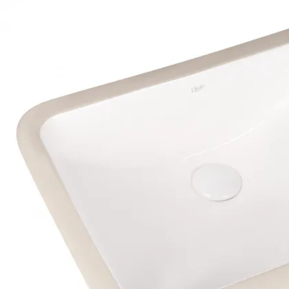 Раковина Qtap Stork 530x370x200 White з донним клапаном QT15116032W — Photo 4