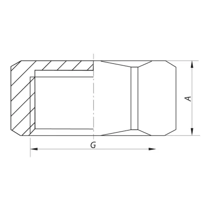 Різьбове з'єднання заглушка В 3/4" Koer KF.P08F (KR3094) — Photo 1