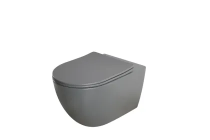 Унітаз підвісний Mixxus Premium ELLIPSE-0309-T1 GRAY 530x360x350mm система змиву TORNADO 1.0 (MP6655) — Photo 7