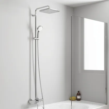 Душова система з термостатом для ванни Grohe New Tempesta Cosmop. System (26691000) — Photo 4