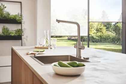 Мийка для кухні із нержавіючої сталі Grohe K800 (31583SD1) — Photo 1