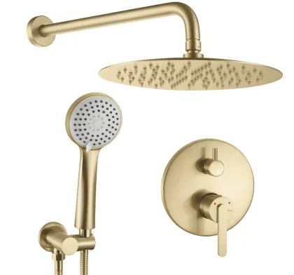 Душова система REA ONTARIO BRUSHED GOLD + BOX прихованого монтажу