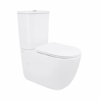 Унітаз підлоговий Qtap Leo Ultra Quiet 620×355×790 мм з сидінням Soft-close, White QTLEO27W49261