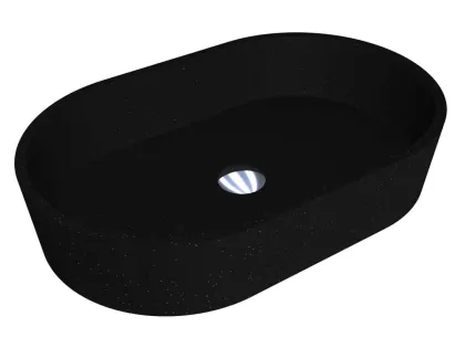 Умивальник SORRENTO MIRASTONE BLACK Miraggio