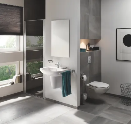 Туалетний йоржик у комплекті Grohe Bau Cosmopolitan Neutral (40463001) — Photo 1