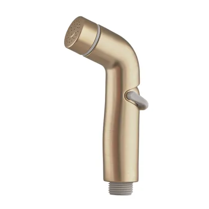 Змішувач настінний з гігієнічним душем ZERIX REX-222 BRUSHED GOLD з нерж. сталі (Колір матове золото) (ZX6122) — Photo 2