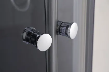 Душова кабіна з низьким піддоном Mixxus CUBIC SCT01-90x90x195-TR GRAPHITE прозоре скло 4мм (MI6905) — Photo 5