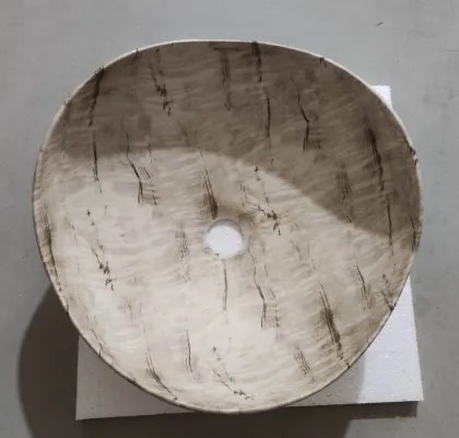 Раковина накладна Mixxus Premium WAVE-0103 MARBLE 380х380х170mm (MP6532) — Photo 5