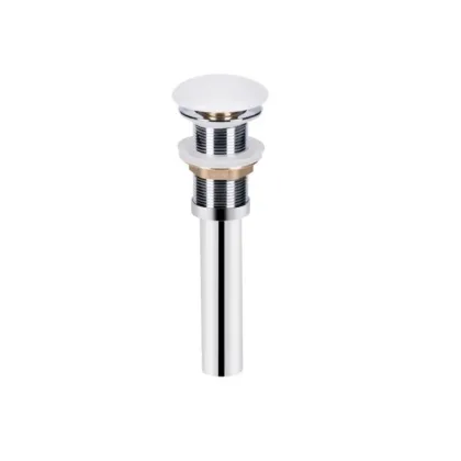 Комплект Qtap Stork: Раковина накладна квадратна 430x430x120 мм White + Донний клапан PU02 — Photo 5