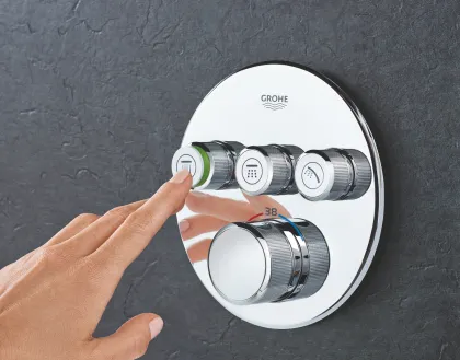 Термостат прихованого монтажу на 3 споживача Grohe Grohtherm SmartControl (29121000) — Photo 5