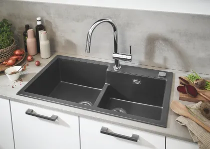 Змішувач для кухні з висувним виливом Grohe Minta (32321002) — Photo 2