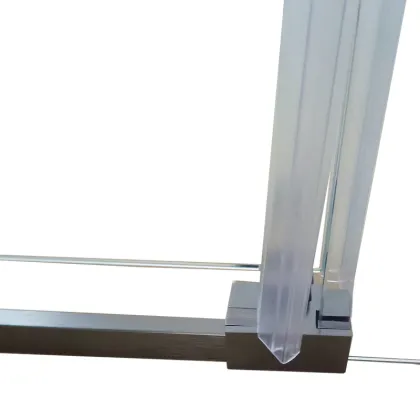 Душова кабіна без піддону Koer SR SC03-90x90x200-TR-07 прозоре скло Easy Clean 6мм, графіт (KR5359) — Photo 7