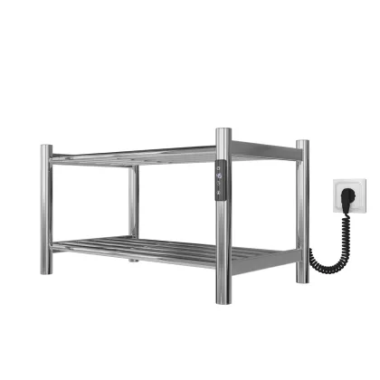 Сушарка електрична Tiffany П2 350x600 Deffi нержавіюча сталь (Хром,JD03,Праве підключення) — Photo 2