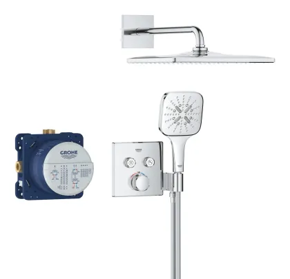 Душова система прихованого монтажу з термостатом Grohe Grohtherm SmartControl (34865000) — Photo 3
