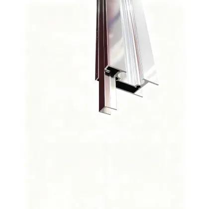 Шторки скляні на ванну розсувні Koer SR BS06-120x150-TR-01 прозоре скло Easy Clean 6мм, хром (KR5945) — Photo 17
