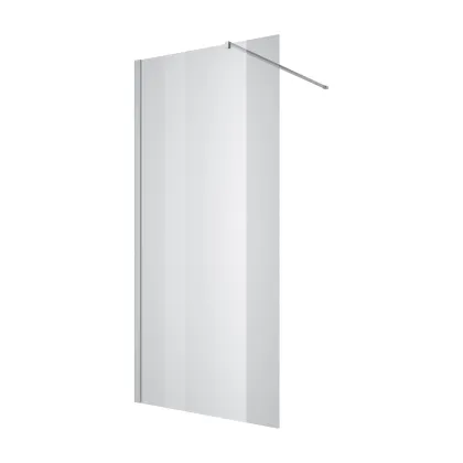 Нерухома стінка Walk-IN 1000х2000мм chrome, скло 8мм clear
