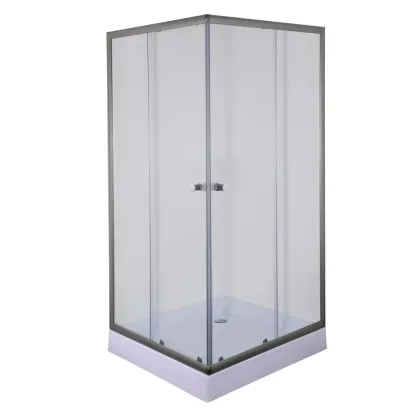 Душова кабіна з низьким піддоном Mixxus CUBIC SCT01-90x90x195-TR GRAPHITE прозоре скло 4мм (MI6905)