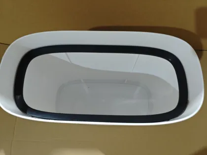 Відро для сміття сенсорне прямокутне Mixxus Wave-TC0414 White 14 л (колір білий) (MI8405) — Photo 12