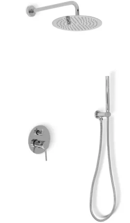 Душова система REA LUNGO CHROME + BOX прихованого монтажу * — Photo 1