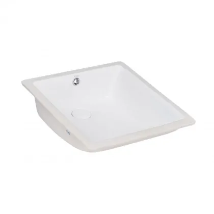 Раковина Qtap Stork 440x340x190 White з донним клапаном QT15116086W — Photo 3