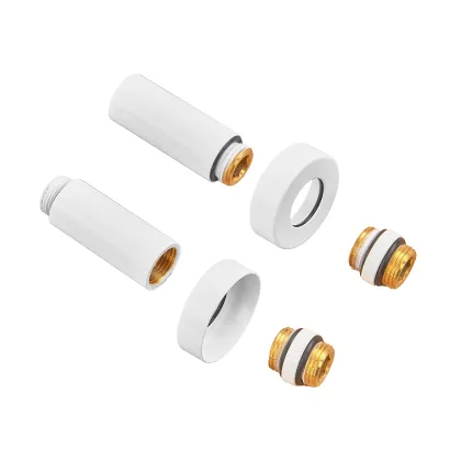 Комплект подовжувачів Koer KF.SET.06MF WHITE 1/2Fx1/2M білий (KR5850) — Photo 1