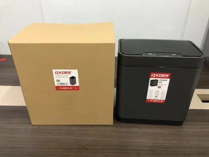 Відро для сміття сенсорне прямокутне Koer TC-020312-07 12 л колір графіт (KR5587) — Photo 5