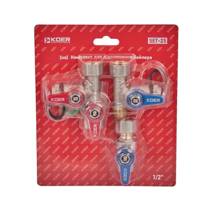 Комплект для підключення бойлера Koer SET-25 - 1/2 (KR5458) — Photo 2