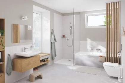 Одноважільний змішувач для ванни Grohe Cubeo (1018140000) — Photo 2