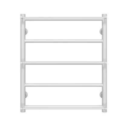 Рушникосушарка водяна Ladder П5 500х600 Deffi нержавіюча сталь (Білий, Бокове праве підключення)