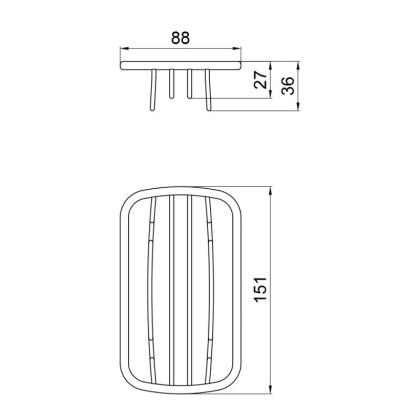 Мильниця Qtap Liberty QTLIBCRM11561 Chrome — Photo 1