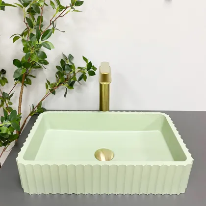 Умивальник (раковина) VBI FLORENTIA LIGHT GREEN MATT накладний — Photo 3