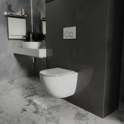 ROUND PRO Smart унітаз підвісний з сидінням Soft-close (змив Tornado 3.0) — Photo 4