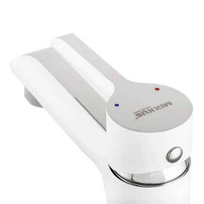Змішувач для умивальника Mixxus Premium Edem 001 (White) (MI5843) — Photo 1