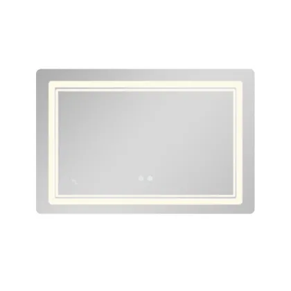 Дзеркало Qtap Cardinal (CA2) 800х600 з LED-підсвічуванням Touch, з антизапотіванням, з димером, рег. темп. кольору Reverse — Photo 5