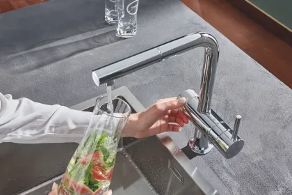 Комплект змішувача для кухні із фільтром Grohe Blue Pure (30382000) — Photo 2