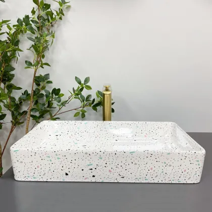 Умивальник (раковина) VBI TRIEST MOSAIC GLOSSY накладний — Photo 3